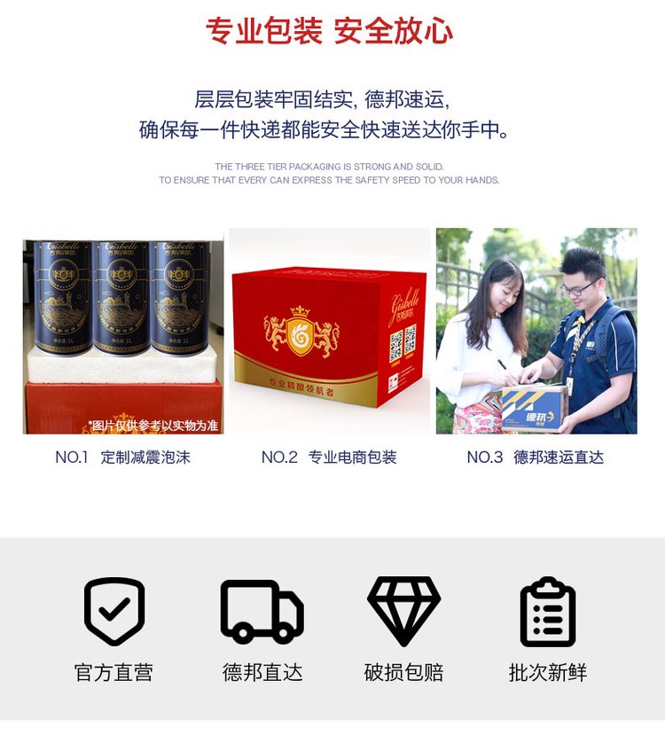 吉斯波尔精酿啤酒1L4罐装礼盒 黄啤黑啤中国红上够意思_01469e2a.jpg