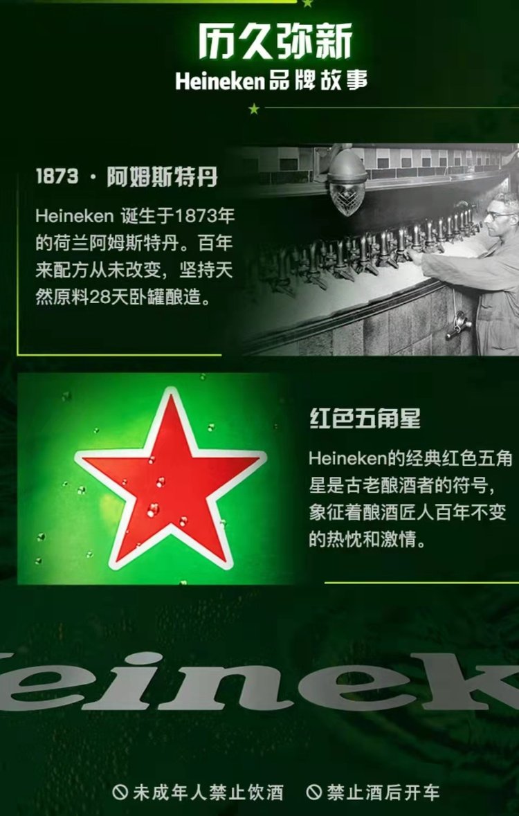 喜力啤酒西班牙进口海尼根小瓶黄Heineken250ml 24瓶_c7e76935.jpg