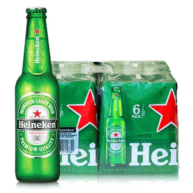 喜力啤酒西班牙进口海尼根小瓶黄Heineken250ml 24瓶_af4e77b4.jpg